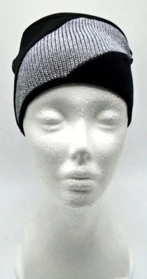 Nike Reflective Wide Headband Black/Silver Adult OSFM - Image 1 of 4