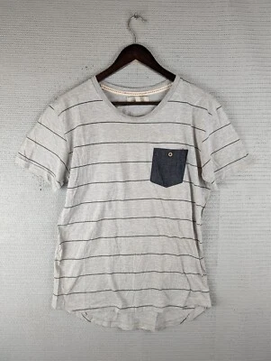 Camiseta Bolsillo Dikotomy Talla Mediana Rayas Informal Foto 1 de 4