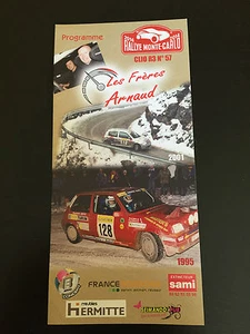 CARTE  MAP PROGRAMME RALLYE MONTE CARLO 2014  LOEB OGIER CLIO R3 N°57 ARNAUD - Imagen 1 de 3