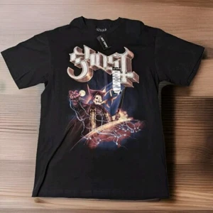 Ghost Band Papa Emeritus T-Shirt Mens Large Black Metal Rock T-Shirt New - Picture 1 of 7