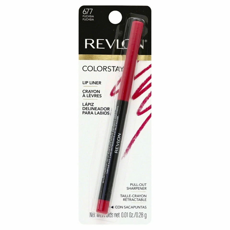 Revlon ColorStay Lip Liner Crayon With Pull-Out Sharpener Choose Your Shade - Image 1 of 1