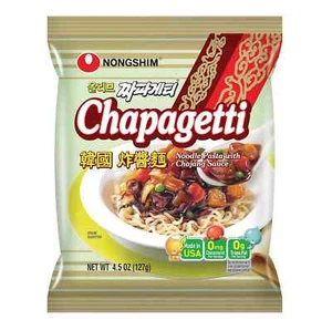 10 PACK - Nongshim Chapagetti Jjajang Chajang Noodle, 4.5 Ounce - Picture 1 of 4