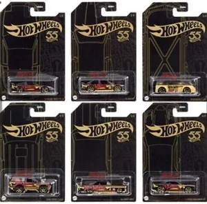 2023 Hot Wheels 55th Anniversary PEARL & CHROME 6 car set “IN PROTECTOR PACKS” - Picture 1 of 1
