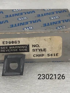 CNMP 541 E VC2 New Partial Package of 4 Valenite Tungsten Carbide Inserts - Picture 1 of 6
