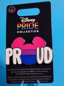 Prendedor Icono Orgulloso Mickey Mouse Parques Disney Bi Bisexual Bandera Orgullo Colección Nuevo - Imagen 1 de 8