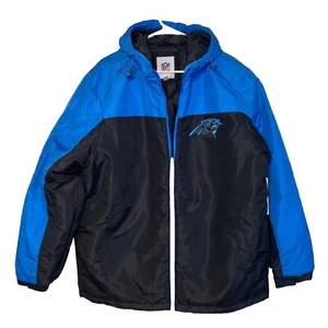 Carolina Panthers NFL Team Apparel blau schwarz Reißverschluss Kapuzenjacke neu mit Etikett XL - Bild 1 von 12