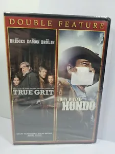 True Grit (2010) / Hondo (DVD, 1953) NEW, SEALED, Jeff Bridges, John Wayne - Picture 1 of 2