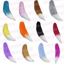 Fluffy Faux Fur Fox Tail Ears For Kids Cosplay Costume Halloween Party Dress 14'
