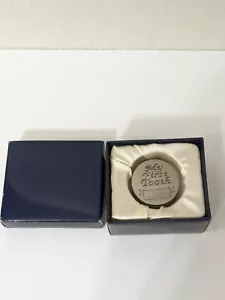 Keepsake Baby Gift Box My First Tooth Silver Plated - Picture 1 of 7