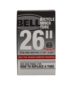 Bell Sports Standard Bicycle Inner Tube, 26" x 1.75 - 2.25", 35mm Schrader Valve