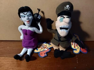 Peluche Natasha Fatale Fearless Leader Vintage 1999 Rocky & Bullwinkle 10" - Foto 1 di 3