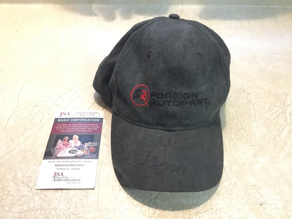 George Foreman SOMBRERO/GORRA AUTÓGRAFO con *CERTIFICADO DE AUTENTICIDAD JSA* FIRMADO RARO Foto 1 de 4