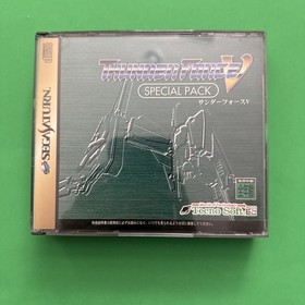 Sega Saturn Thunder force V 5 Special Pack With Obi Japan Import US Seller