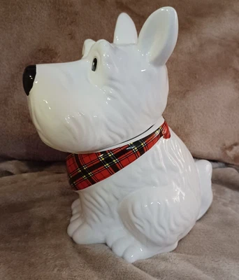 Ceramic Cookie  sweet Jar White Westie  West Highland terrier great gift - Image 1 of 4
