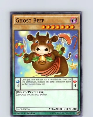 Yu-Gi-Oh TCG Ghost Beef MACR-EN096 1st Edition Regular Common Card NM - Image 1 of 2
