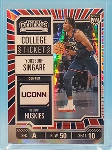 2024 Youssouf Singare PANINI CONTENDERS Red White Blue SP #24 Brand New UCONN - Picture 1 of 2