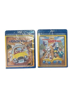 Disney A Goofy Movie (1995) And An Extremely Goofy Movie (2000) Blu-ray DVD Set Foto 1 de 2
