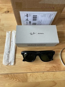 Gafas inteligentes Ray-Ban Meta Wayfarer - negro brillante G15 verde RW4006  - Imagen 1 de 8