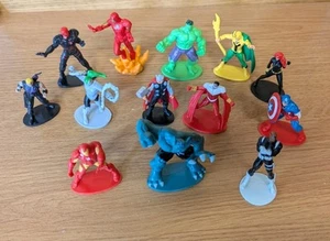 Marvel Avengers Assemble Cake Toppers Bundle x13 Superheroes Small Figures - Picture 1 of 5