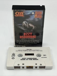 Ozzy Osbourne Bark At The Moon CASSETTE Tape 1983 CBS OZT 38987 Black Sabbath - Picture 1 of 3