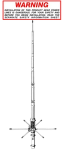 Sirio 827 Antenna verticale da base 5/8 CB 27 MHz alto guadagno - Foto 1 di 2