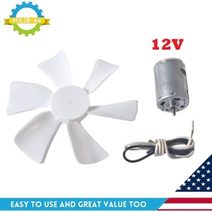 6" 12V RV Ventilación Motor Baño Escape Ventilador Hoja Hogar Baño Techo Casa Móvil - Imagen 1 de 7