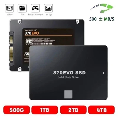 870 EVO SSD 2TB/1TB SATA3 2.5'' Internal Hard Drive for Laptop & PC UK - Image 1 of 4