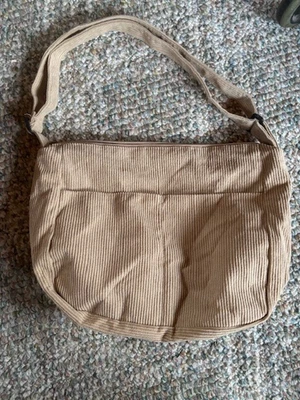 Elegante Bolso de Hombro de Pana para Hombres y Mujeres Versátil Bandolera Nuevo sin Etiquetas Foto 1 de 4