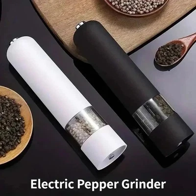 Electric Salt and Pepper Mill Grinder Adjustable Mill Shaker Light Up LED