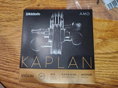D'Addario,Kaplan AMO Violin String Set 4/4 Scale KA310 Medium Tension - Image 1 of 3