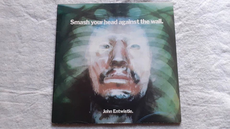 JOHN ENTWISTLE  (THE WHO)  "SMASH YOUR HEAD AGAINST THE WALL"   VINYL LP RECORDS - Image 1 of 4