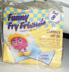 1989 SWEET CUDDLES Funny Fry Friends McDonalds Happy Meal Spielzeug neuwertig im Paket #8 - Bild 1 von 1