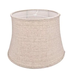 Brown Large Drum Lamp Shade For Chandeliers Floor Light And Table Lamp 12x16x11" - Picture 1 of 8