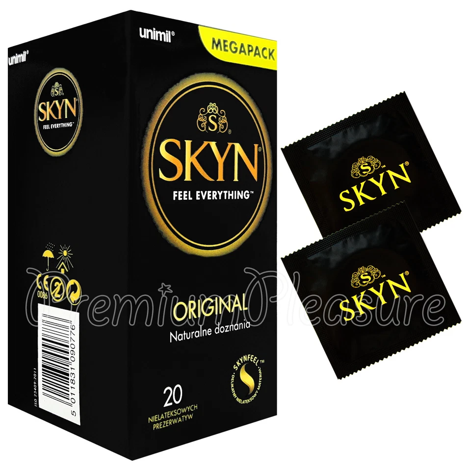SKYN ® Original condoms * Non-Latex Polyisoprene Ultra Thin Condoms Box 20 - Image 1 of 1