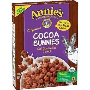 Cereal de desayuno Annie's Organic Cocoa Bunnies, 10 oz - Imagen 1 de 7