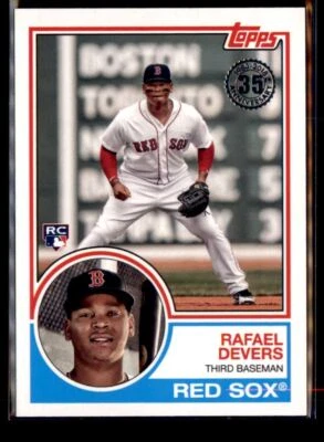 2018 Topps Update 1983 Topps Rafael Devers RC Boston Red Sox #83-47 - Image 1 of 2