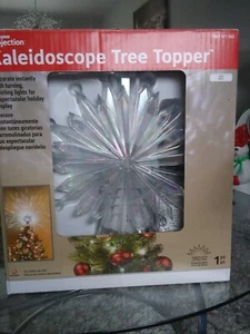 Gemmy lightshow kaleidoscope tree topper swirling lights Christmas tree top - Picture 1 of 6