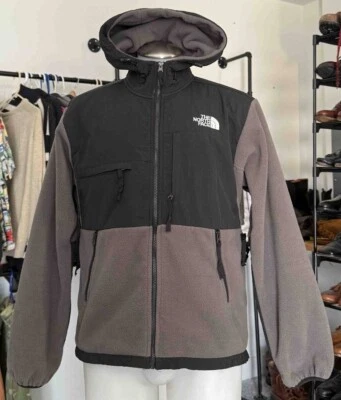 NORTH FACE DENALI FLEECE JACKET WITH HOOD / HOODIE MEN SZ MED - Image 1 of 4
