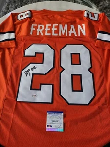 Royce Freeman Autographed/Signed Jersey PSA/DNA COA Denver Broncos - Picture 1 of 8