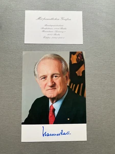 JOHANNES RAU (†2006) Bundespräsident BRD signed Autogrammkarte 10x15 - Picture 1 of 1