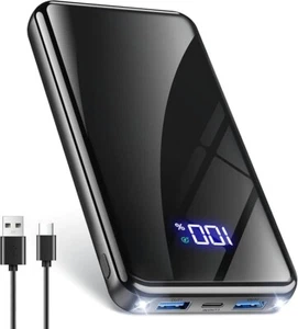 Power Bank,20000mAh Powerbank Schnellladefunktion 22,5W USB-C PD3.0 - Photo 1/5