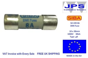 SIBA 50 199 06 8A 5019906 DMI Fuse Multimeter 1000V Ultra Rapid JPSF071 - Picture 1 of 4