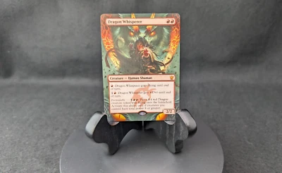 MTG Dragon Whisperer Alter | Hand Painted Full Art Custom | Magic EDH Commander - Image 1 of 4