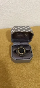 Neu im Karton Dillard’s Blackstone Ring Größe 7 - Bild 1 von 6