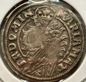 1622 German States Hildesheim 1 Mariengroschen Rare ~ XF - Picture 1 of 2