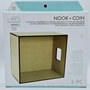 Casa delle bambole moderna fai da te Mini Nook camera artigianale l - Foto 1 di 7