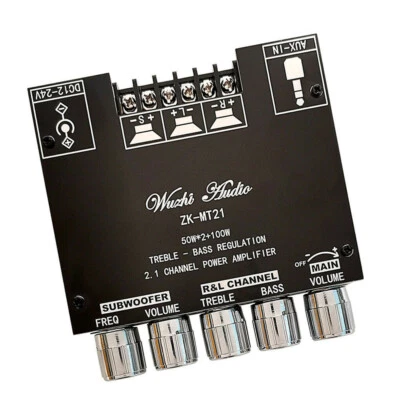 Bluetooth Amplifier Board HiFi Stereo 2.1 V5.0 Aux-Audio Verstärkermodul - Bild 1 von 4