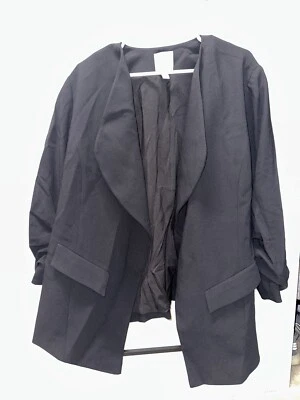 sejour Black Blazer Women's 18W - Image 1 of 4