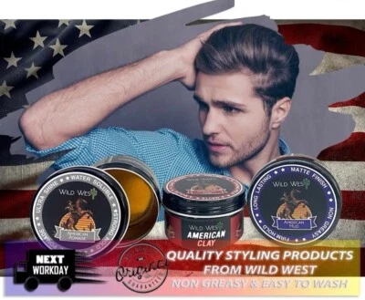 Wild West American Hair Styling Clay 100ml - Image 1 of 3