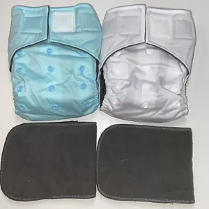 2xPack Pickymum High Quality MCN Baby Cloth Diapers Nappies Inserts Bamboo OSFM - Picture 1 of 10